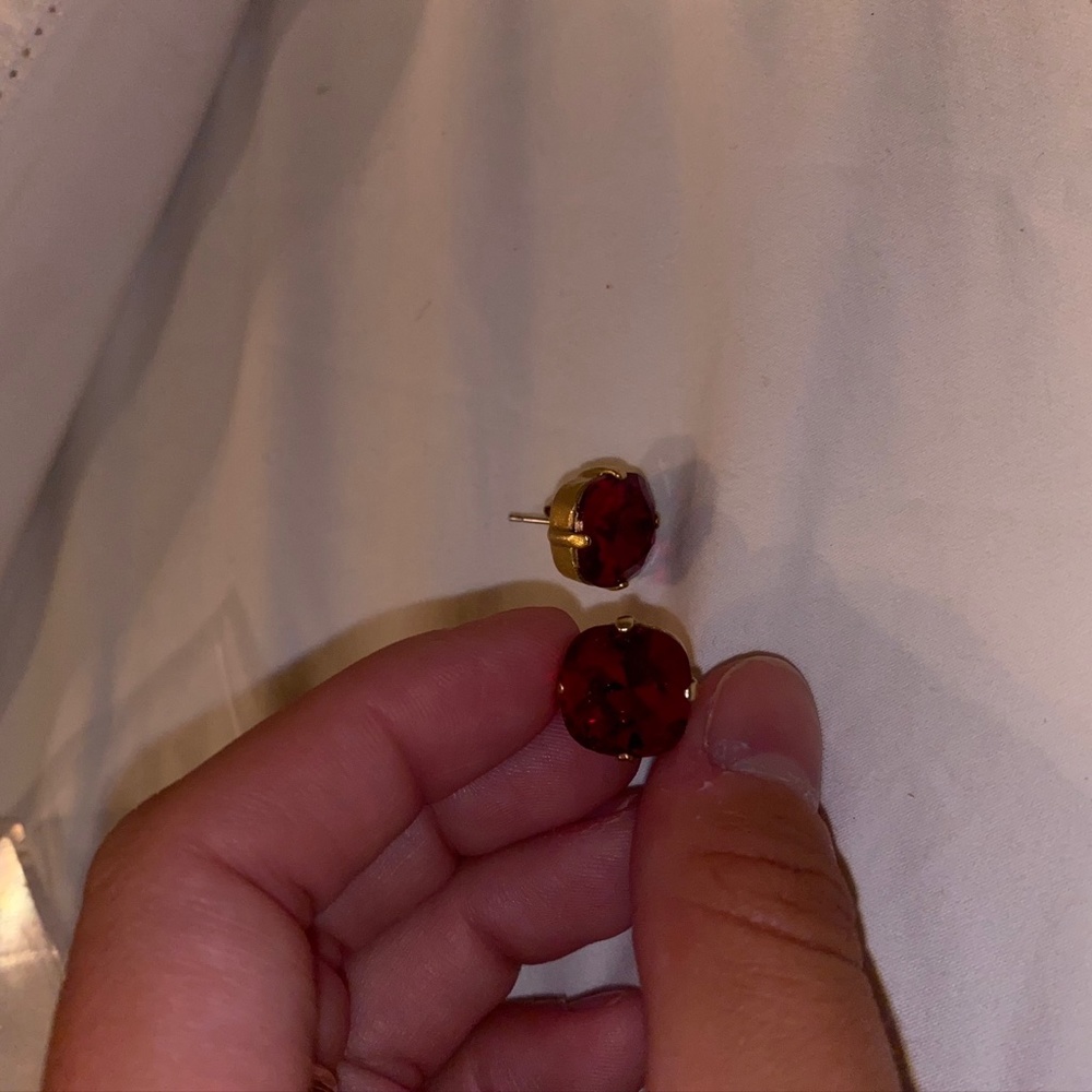 Ruby Stud Earrings - image 6